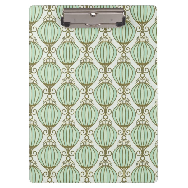 Porte-bloc Motif bleu de Motton (Devant)