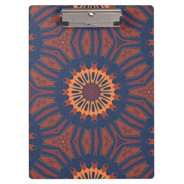 Porte-bloc Motif Boho Bloom Mandala (Devant)