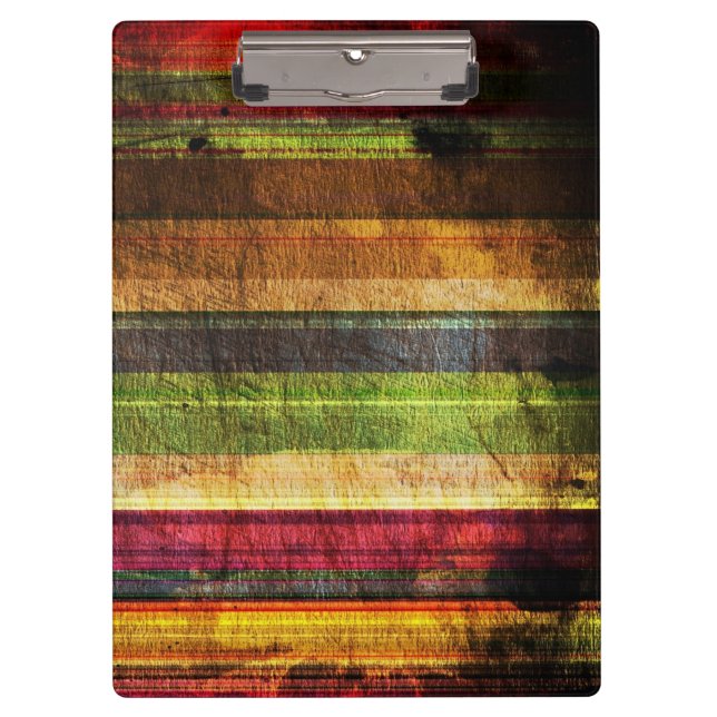 Porte-bloc Motif bois multicolore (Devant)