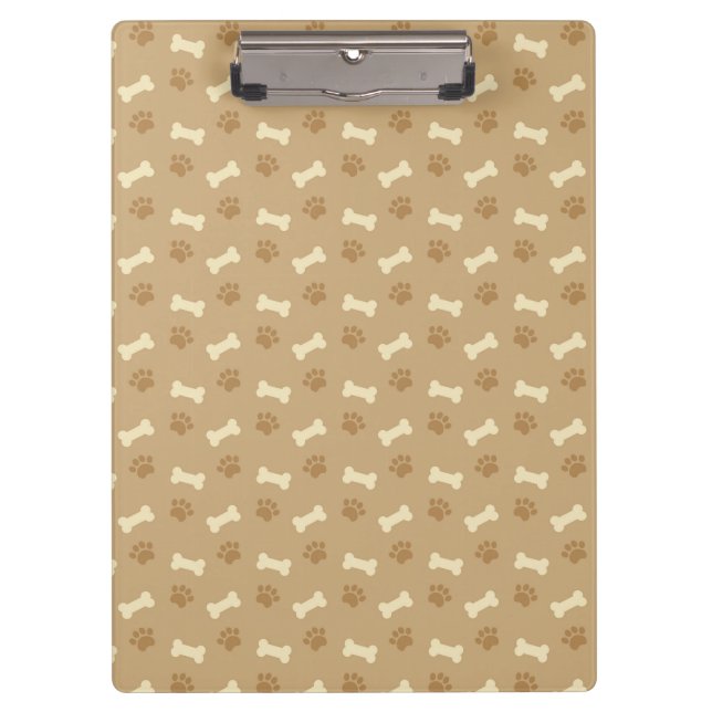 Porte-bloc Motif Brown Empreinte de patte (Devant)