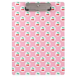 Porte-bloc Motif Cerise – Cadeau & Décoration Rétro aux Fruit