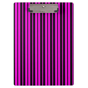 Porte-bloc Motif de bandes verticales violettes noires