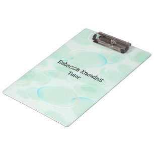 Porte-bloc Motif de bulles vertes mignonnes