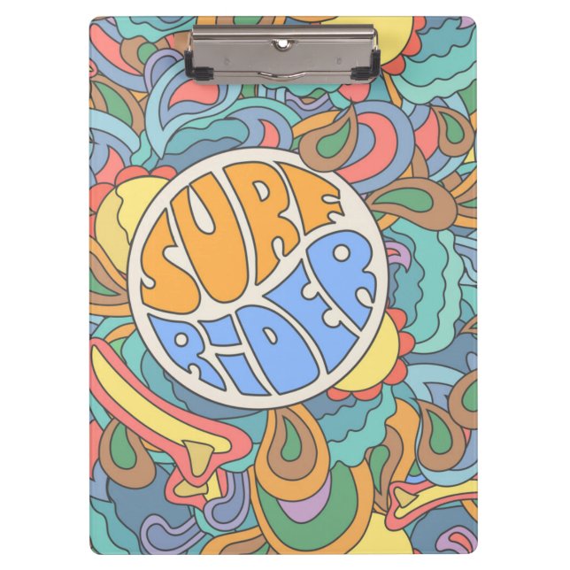 Porte-bloc Motif de cavalier de surf (Devant)