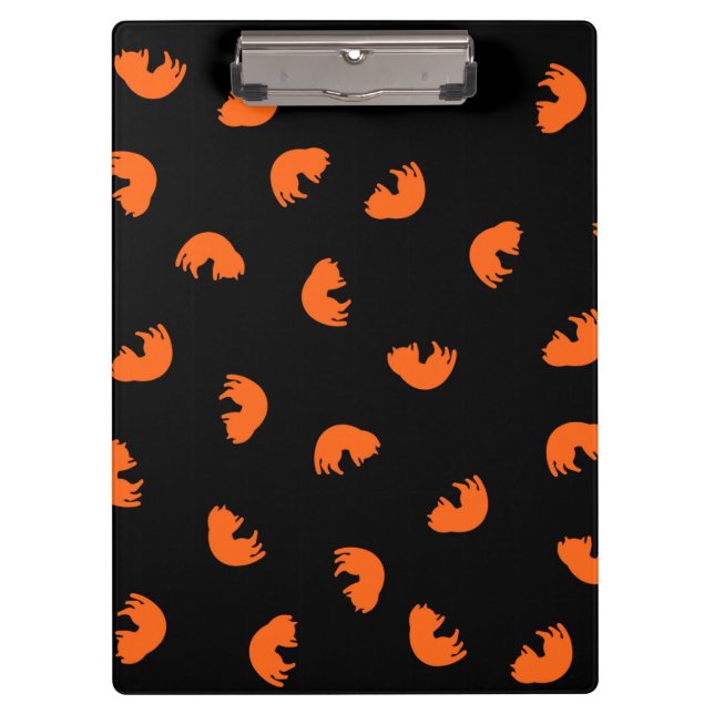 Porte-bloc Motif de chat orange (Devant)