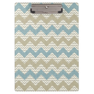 Porte-bloc Motif de Chevron sur la texture de toile
