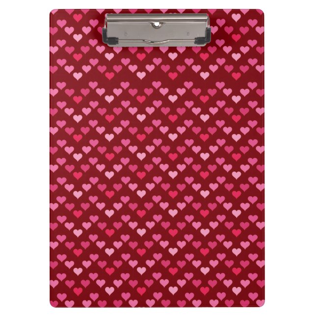 Porte-bloc Motif de cœur mignon – Conception esthétique rose  (Devant)