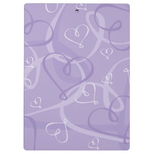 Porte-bloc Motif de coeur pourpre