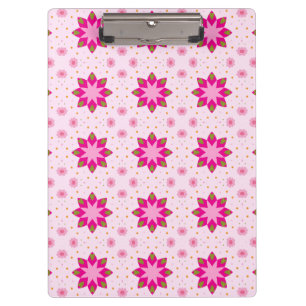 Porte-bloc Motif de confettis à fleurs de pétale