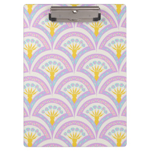 Porte-bloc Motif de coquille de couleur pastel