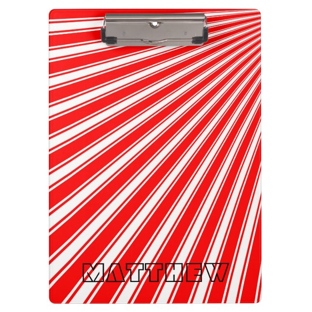 Porte-bloc Motif de couleur rouge foncé (Devant)
