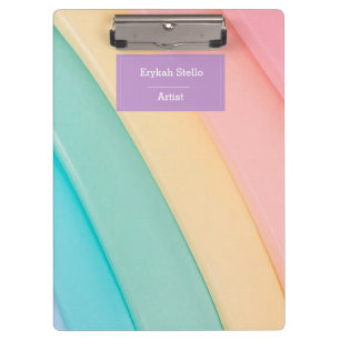 Porte-bloc Motif de courbes mignonnes et colorées