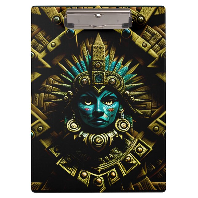 Porte-bloc Motif de design Aztec deux (Devant)