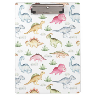 Porte-bloc Motif de dinosaure rose mignon pour les filles ama