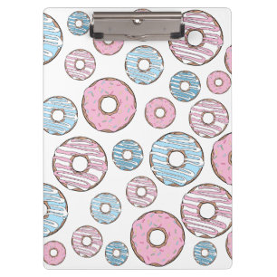 Porte-bloc Motif De Donuts, Donuts Roses, Donuts Bleus
