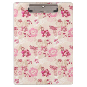 Porte-bloc Motif de fleurs modernes roses mignon