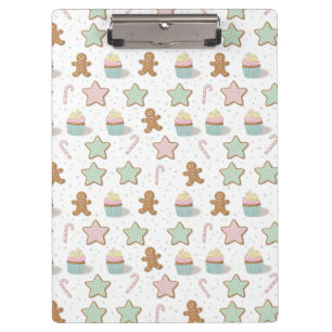 Porte-bloc Motif de friandises de boulangerie de Noël