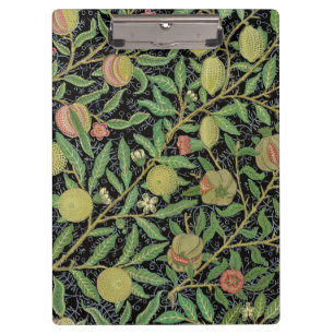 Porte-bloc Motif de fruit de grenade sombre de William Morris