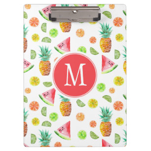 Porte-bloc Motif de fruit glacé d'aquarelle