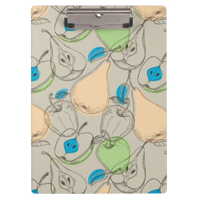 Porte-bloc Motif de fruits (Devant)