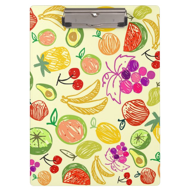 Porte-bloc Motif de fruits (Devant)