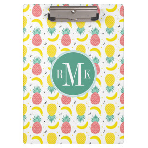 Porte-bloc Motif de fruits tropicaux colorés