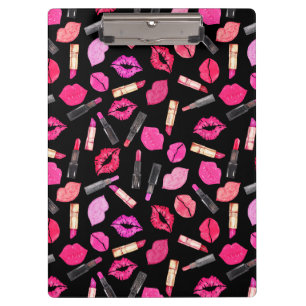 Porte-bloc Motif de maquillage d'aquarelle Clipboar