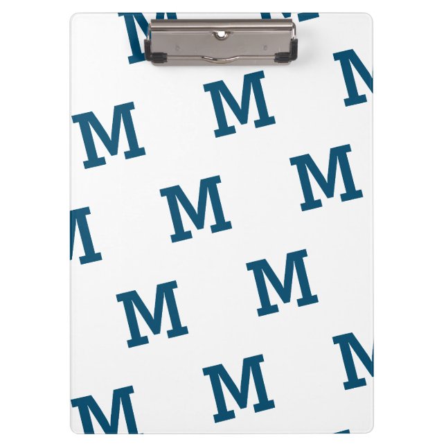Porte-bloc Motif de monogramme (Devant)