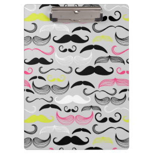 Porte-bloc Motif de moustache, rétro style