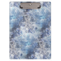 Motif de Noël bleu texturé de glace et de neige