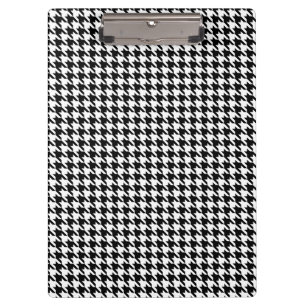 Porte-bloc Motif de pied de géométrique noir et blanc