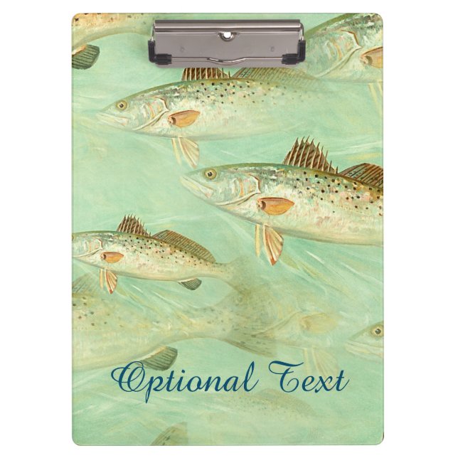 Porte-bloc Motif de poisson basse (Devant)