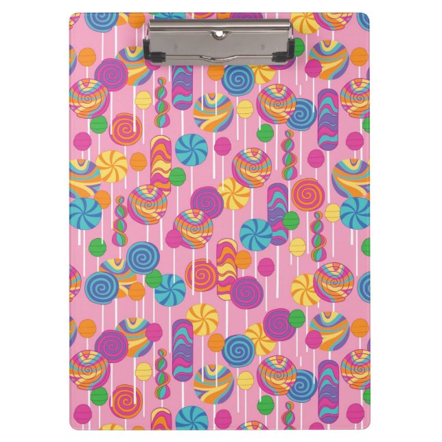 Porte-bloc Motif de sucrerie de lucettes (Devant)
