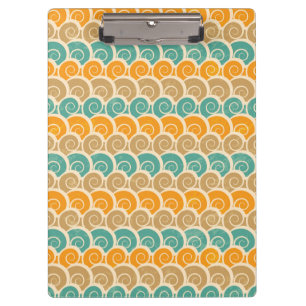 Porte-bloc Motif de vagues d'aquarelle