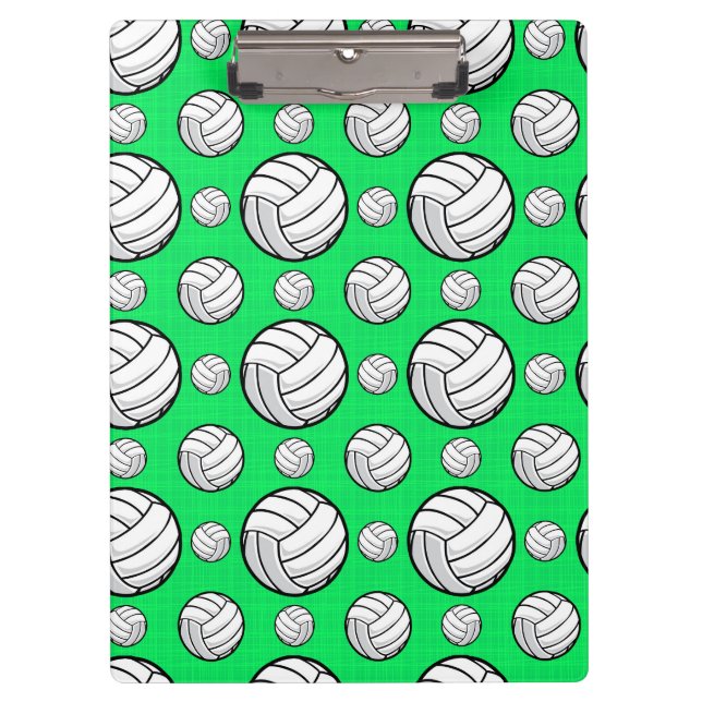 Porte-bloc Motif de volley-ball Neon Green (Devant)