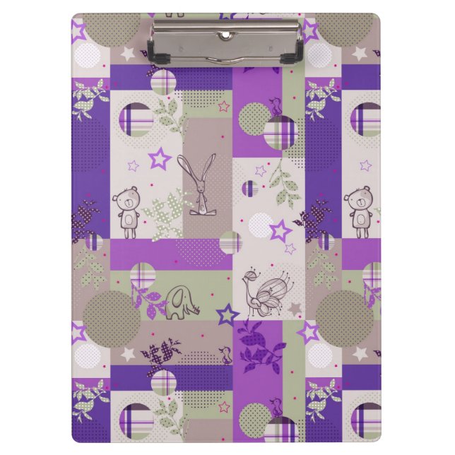 Porte-bloc Motif d'édredon de bébé (Devant)