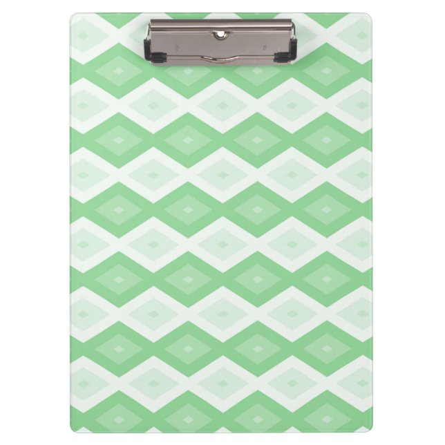 Porte-bloc Motif diamant vert pomme (Devant)