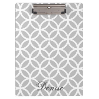 Porte-bloc Motif Diamond gris Porte - bloc personnalisé