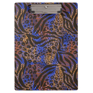 Porte-bloc Motif d'impression Leopard et Zebra