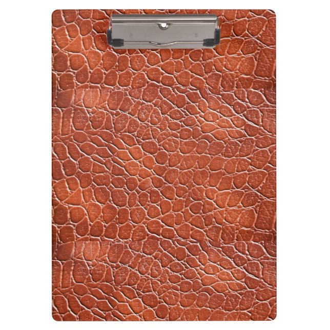 Porte-bloc Motif en cuir (Devant)