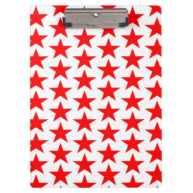 Porte-bloc Motif étoile rouge (Devant)