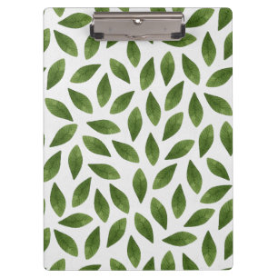 Porte-bloc Motif Feuille couleur vert foncé