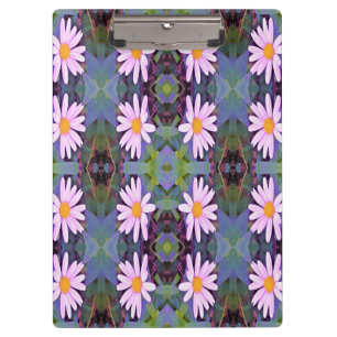 Porte-bloc Motif Fleur de marmite rose rétro