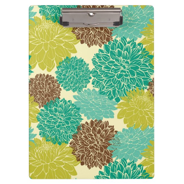 Porte-bloc Motif floral 12 (Devant)