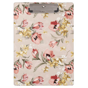 Porte-bloc Motif floral 3 d'élégance abstraite