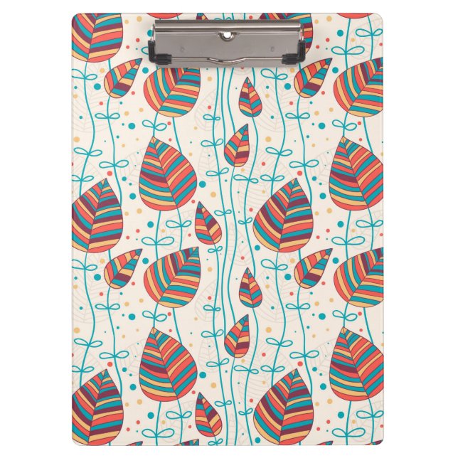 Porte-bloc Motif floral 5 2 (Devant)