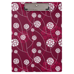 Porte-bloc Motif floral abstrait