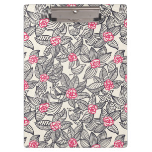 Porte-bloc Motif floral avec les oiseaux 2 de bande dessinée