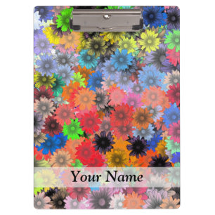 Porte-bloc Motif floral multicolore