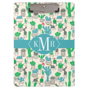Porte-bloc Motif floral naturel mignon de cactus